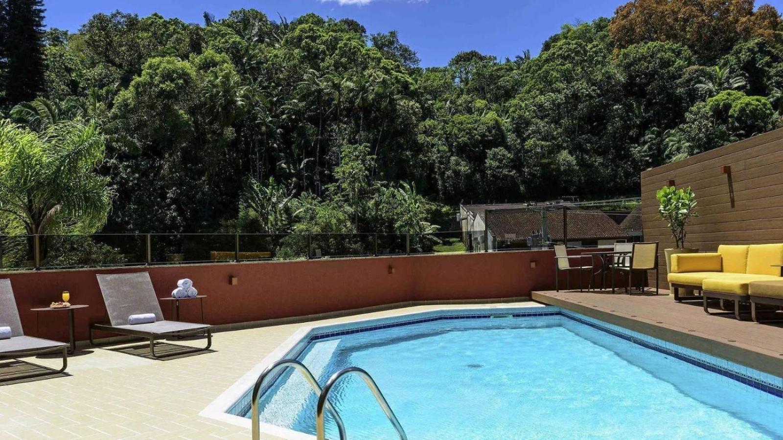 Apart Hotel Moderno Em Joinville Bagian luar foto